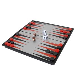 Jeu De Dames De Backgammon, Ensemble De Jeux De Société Pliables, Jeu International, Échecs De Route, Portable, Jouet