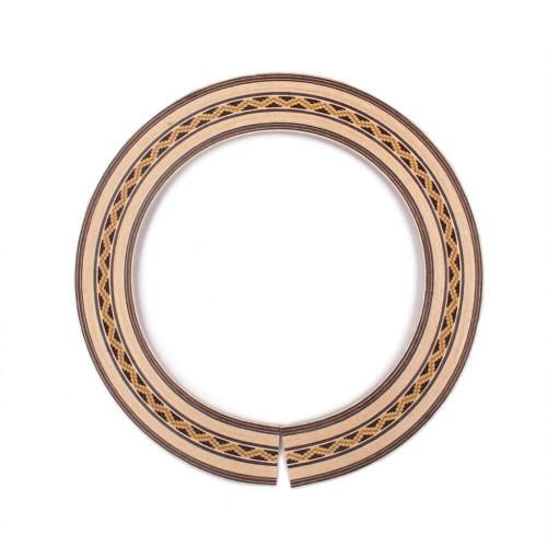 Décoration D'incrustation De Guitare Acoustique Classique, En Bois, Cercle De Son, Rosette