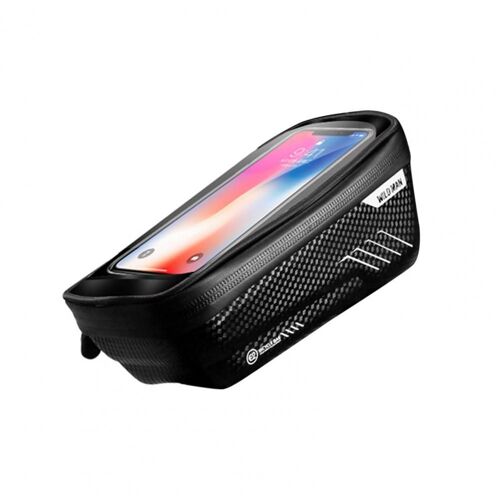 Sac De Cadre Avant 1l Eva, Pochette De Cadre De Vélo À La Mode, Absorbe Les Chocs Stéréo, Sac De Tube Supérieur De Vélo