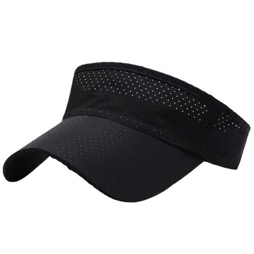 Chapeaux De Soleil Respirants D'été Pour Hommes Et Femmes, Visière Réglable, Protection Uv, Haut Vide Solide Pour Sport, Tennis, Golf, Course À Pied, Protection Solaire