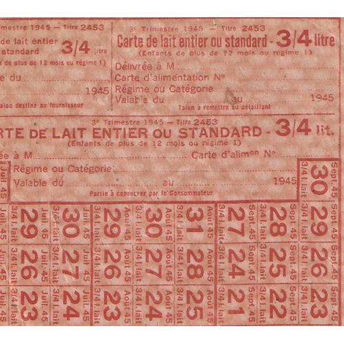 Avis Complémentaire Aux Exploitant De Postes De Distribution De Carburant Rationnement Après-Guerre 1956