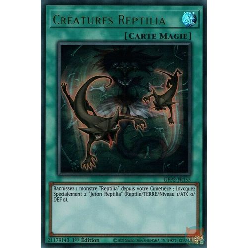 Yu Gi Oh Gfp2 Fr155créatures Reptilia Ultra Rare