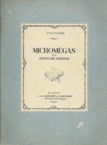 { Livre Moderne Illustré ] Micromégas Et Aventure Indienne