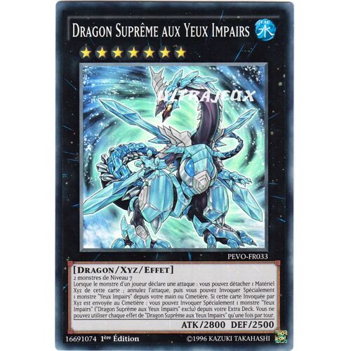 Yu-Gi-Oh! - Pevo-Fr033 - Dragon Suprême Aux Yeux Impairs - Super Rare