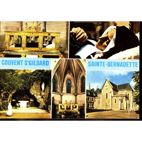 Carte Postale De La Maison Des Mères De Charité De Nevers (Nièvre) Couvent Saint-Gilbard, Sainte-Bernadette, 5 Vues