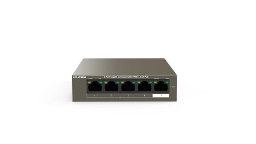 IP-COM Networks G1105P-4-63W commutateur réseau Non-géré Gigabit Ethernet (10/100/1000) Connexion Ethernet, supportant l'alimentation via ce port (PoE) Bronze