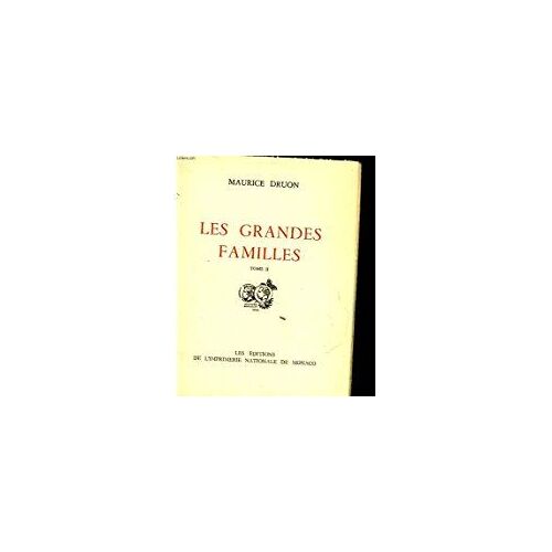 Les Grandes Familles- Tome Ii