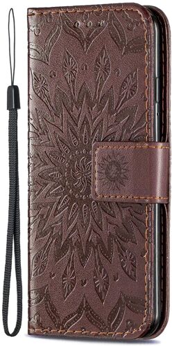 Coque Huawei Nova 2 Lite, Etui En Cuir De Première Qualité Avec Slots Pour Id Et Cartes, Antirayures Housse Coque Pour Huawei Nova 2 Lite (#4 Brun)