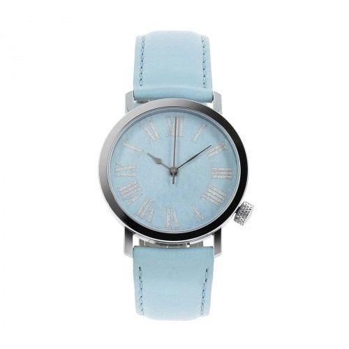 Montre Akteo Vintage Chiffres Romains Bleue