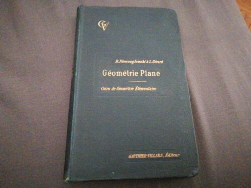 Niewenglowski Gérard Géométrie Plane
