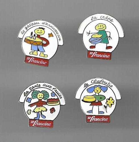 4 Pins Francine La Creme, La Tarte Aux Fruits, Le Clafoutis, Le Gâteau D'anniversaire