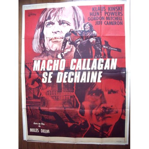 Macho Calllagan Se Dechaine Affiche De Cinéma 1230x160 Klaus Kinski