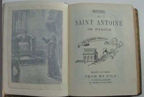 Missel De Saint Antoine De Padoue N°1002