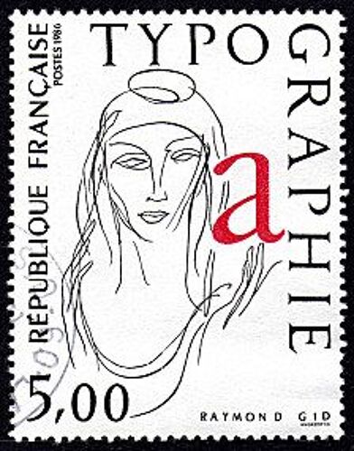 La Typographie Dessin De Raymond Gid