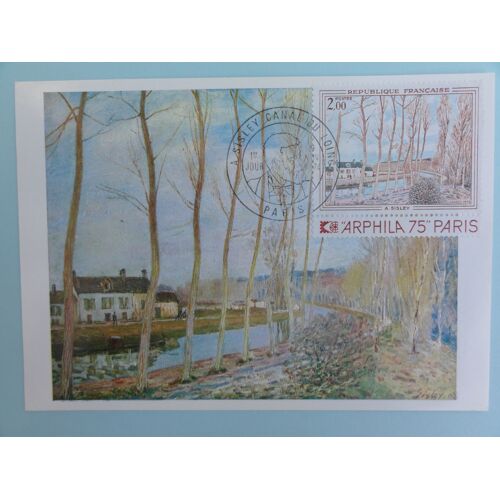 Carte 1er Jour Sisley 1974