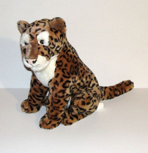 Peluche Panthere Assise Leopard 42 Cm