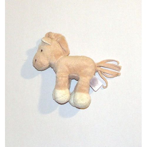 Doudou Poney Angel Dear Doudou Cheval Beige 14 Cm