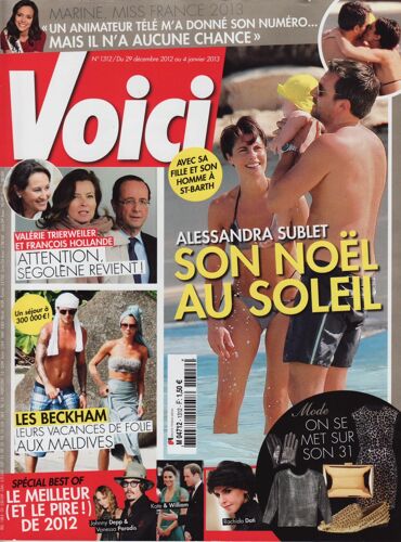 Voici / 29-12-2012 N°1312 : Madonna (1p) - Rihanna (1p) - Liv Tyler (1p) - Marine Lorphelin (2p)