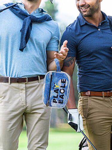 Sac À Main Avec Fermeture Éclair, Pochette Pour Balle De Golf, Tee-Bag De Golf, Sac De Rangement D'articles De Sport, Pochette Tendance