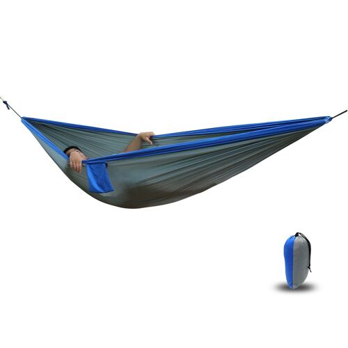 Hamac Parachute Portable, Lit-Balançoire Pour Camping, Jardin De Survie, Chasse, Loisirs, Voyage, Deux Personnes