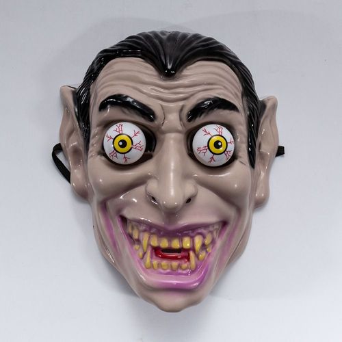 Masque D'horreur Zombine, Vampire, Clown, Tête De Mort, Cosplay, Plastique, Yeux Mobiles, Joker, Halloween, Carnaval, Ix, Accessoires De Costume