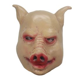 Masques De Tête De Cochon D'horreur En Latex Pour Cosplay, Accessoires De Costume De Ixd'halloween Et De Carnaval