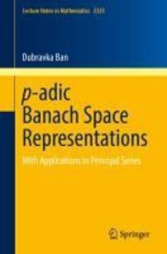 P-Adic Banach Space Representations