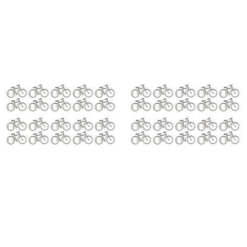 40 Pcs/Lot Ouvre-Bouteille de Bière En Métal Mignon Vélo Porte-Clés Porte-Clés pour Ouvre-Bouteilles Cadeau Créatif pour Le Cyclisme