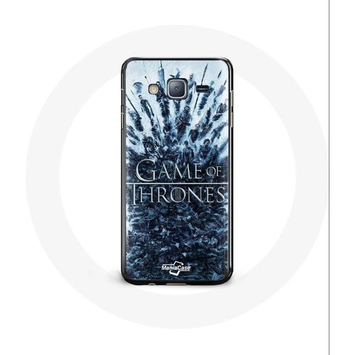 Coque Pour Samsung Galaxy A3 Game Of Thrones Saison 8 Episode 1 Le Trône De Fer Personnages Logo Gris