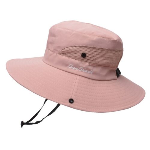 Chapeau Seau D'été Pour Femmes, Nouvelle Mode, Plein Air Pêche Randonnée Plage, Maille Respirante Anti-Uv, Casquette De Soleil À Large Bord