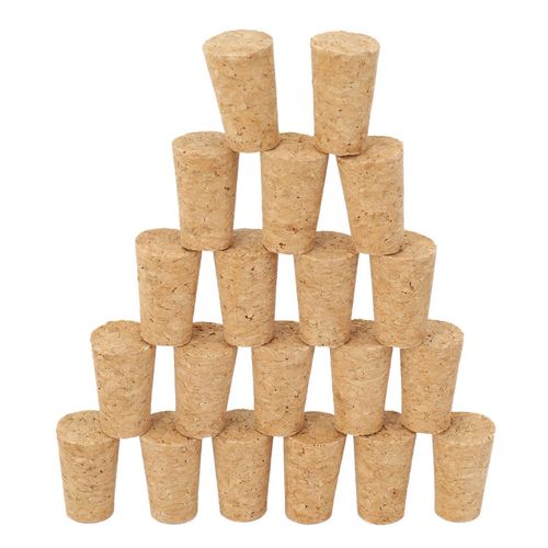 160 Pcs / Lot Liège En Bois Naturel Bouchon de Vin Bouchon de Bouteille En Bois Bouchon Type de Cône Bouchons de Vin Bouchon Bouchon D'Étanchéité Bouchons de Bouteilles de Bière