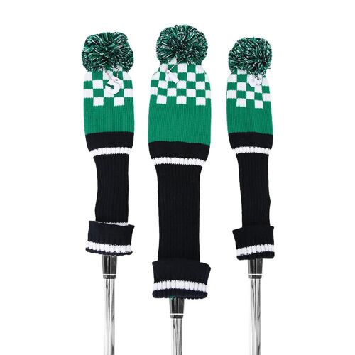 Couvre-Chef Tricoté Pom Pom Pour Club De Golf, Hybride, Pilote De Bois Fairway, Avec Numéro D'étiquette 1/3/5, Nouvelle Collection