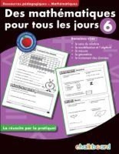 Des Mathematiques Pour Tous Les Jours 6