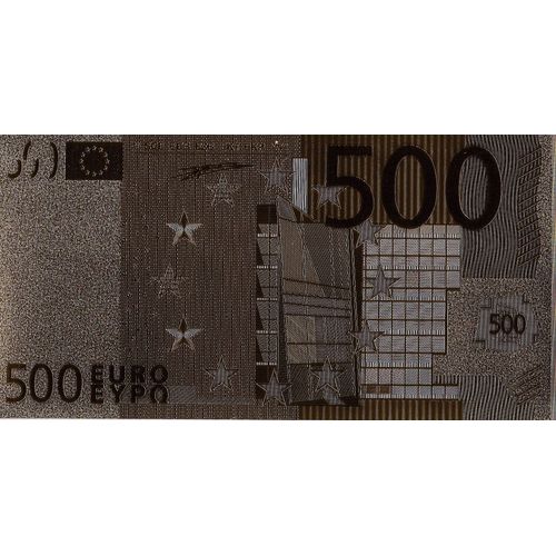 Billet De 500 Euros Plaqué Or