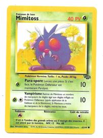 Carte Pokémon Mimitoss 63/64 - Jungle Wizards (Vf)