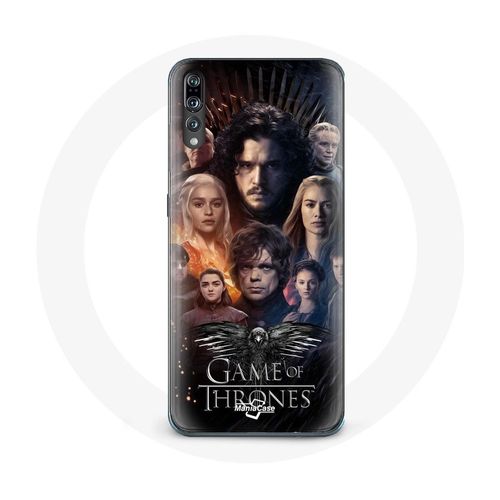 Coque Pour Huawei P20 Game Of Thrones Saison 8 Le Trône De Fer L'affiche De L'équipage Logo Aigle Gris