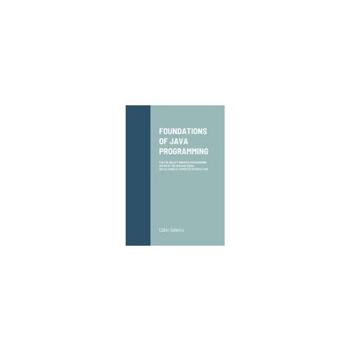 Foundations Of Java Programming