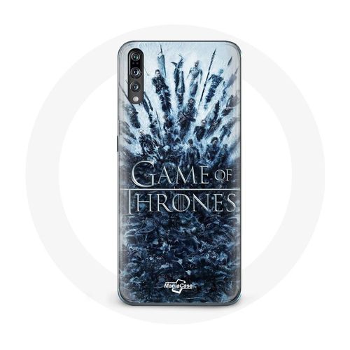 Coque Pour Huawei P20 Game Of Thrones Saison 8 Episode 1 Le Trône De Fer Personnages Logo Gris