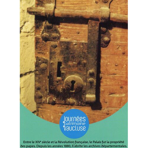 Cartes Postales - Journees Patrimoine Vaucluse -Palais Des Papes