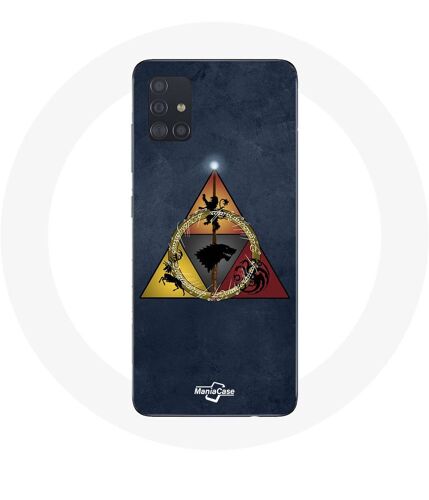 Coque Pour Samsung Galaxy A51 5g Game Of Thrones Saison 8 Le Trône De Fer Triangle Logo Baratheon Lannister Stark Et Targaryen