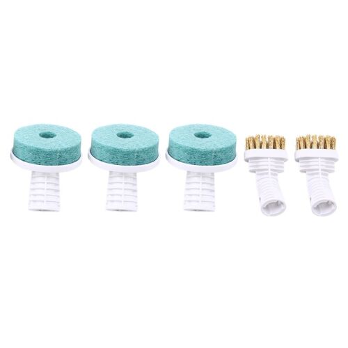 Pièces de rechange pour aspirateur à vapeur manuel Deerma lem ZQ600 ZQ610, tête de brosse, moule, têtes de dépoussiérage, 5 pièces May06106343