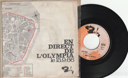 45t Sp Mireille Mathieu Mon Credo - Qu'elle Est Belle / En Direct De L'olympia Le 15 Septembre 1966 - Barclay Hs6