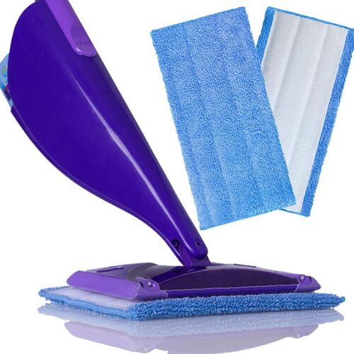 Lingette de nettoyage lavables pour balai Swiffer WetJet,tampons, chiffons, pièces de rechange, balayeuse, sol sec, humide, vadrouille,