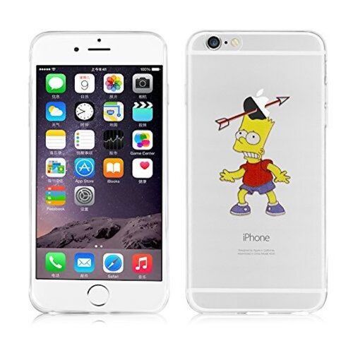 Coque Case Bart Iphone 6 6s (4"7) Silicone Rigide (Tpu) Cartoon Design