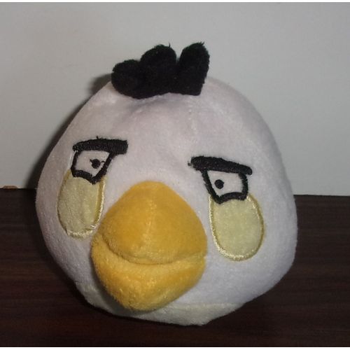 Peluche Angry Birds Oiseau Blanc Et Jaune Sonore