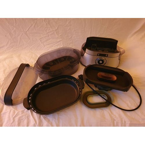 Philips HD9160 - Cuiseur vapeur - 9 litres - 2000 Watt - Aluminium/gris foncé