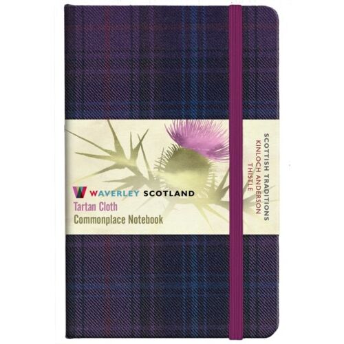 Tartan Notebook Thistle Pocket