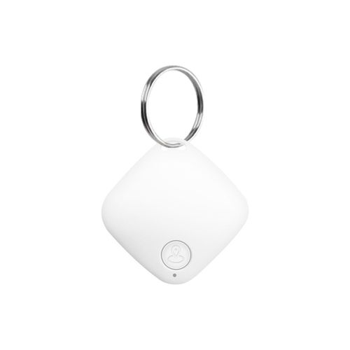 Mini Gps Tracker Bluetooth Dispositif Anti-Perte Clé Pet Téléphone Mobile Dispositif Anti-Perte Localisateur Intelligent Blanc
