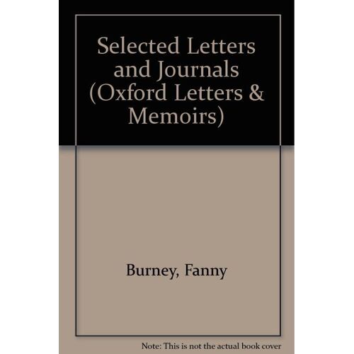 Fanny Burney: Selected Letters And Journals
