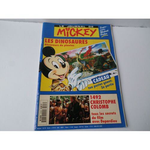 Le Journal De Mickey Annee 1992 - N° 2103